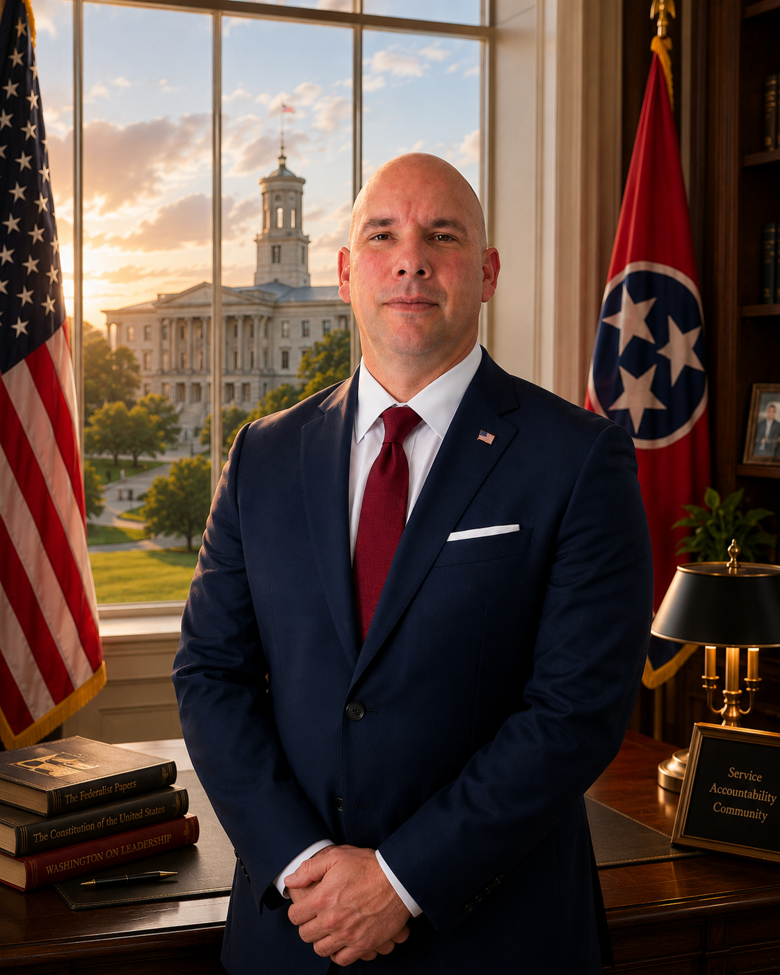 Official portrait of D. Clyde Benson II